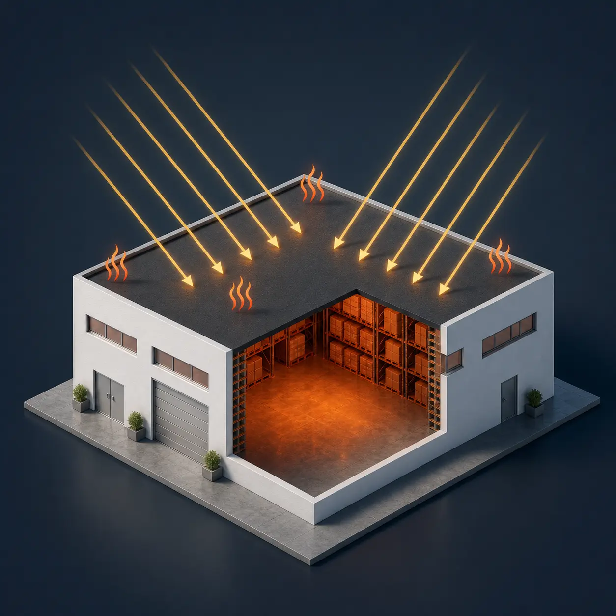 Conventional roof