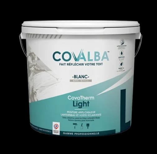 CovaTherm Light solar coating cans by Covalba for polycarbonate skylights