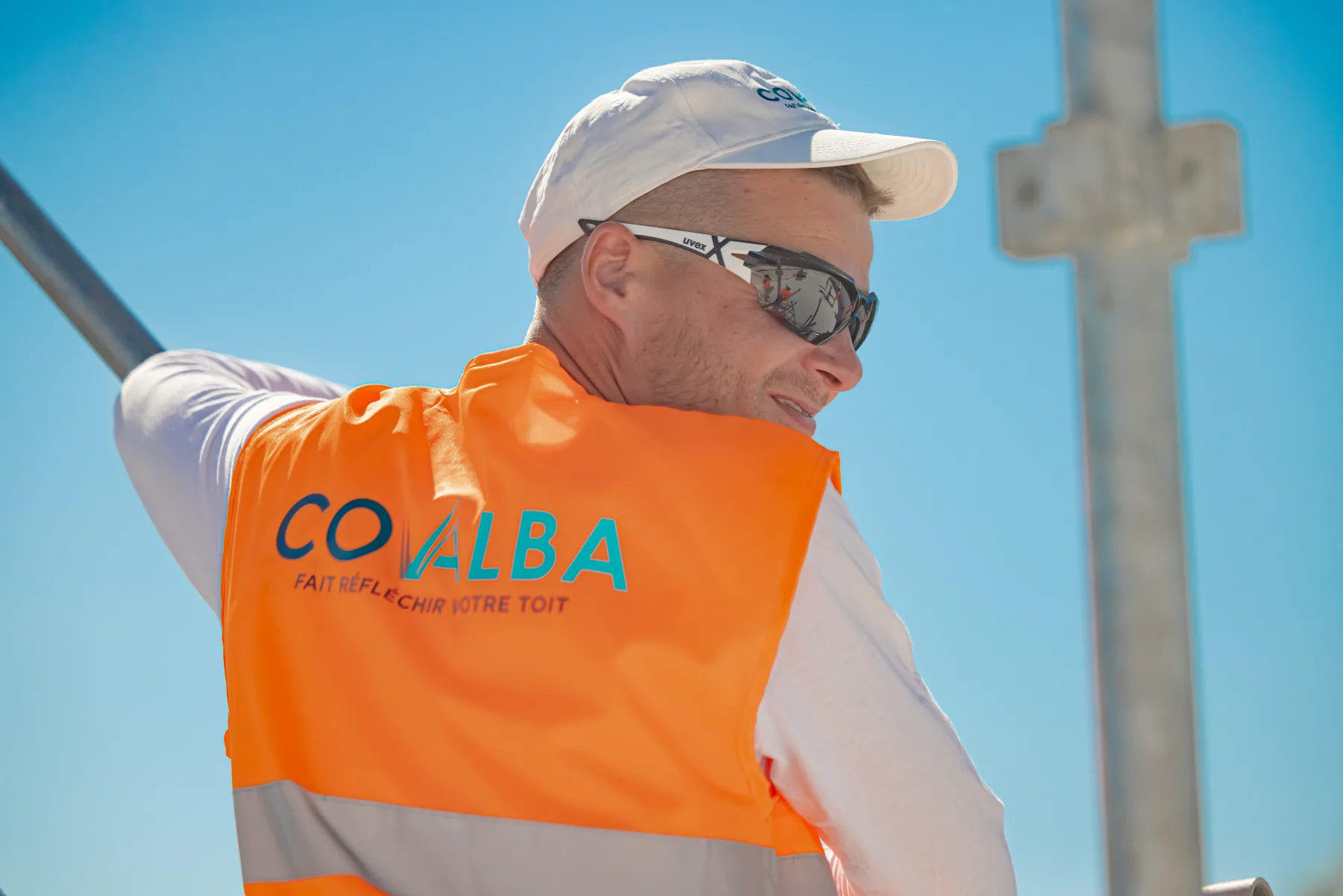 Covalba team on site during work