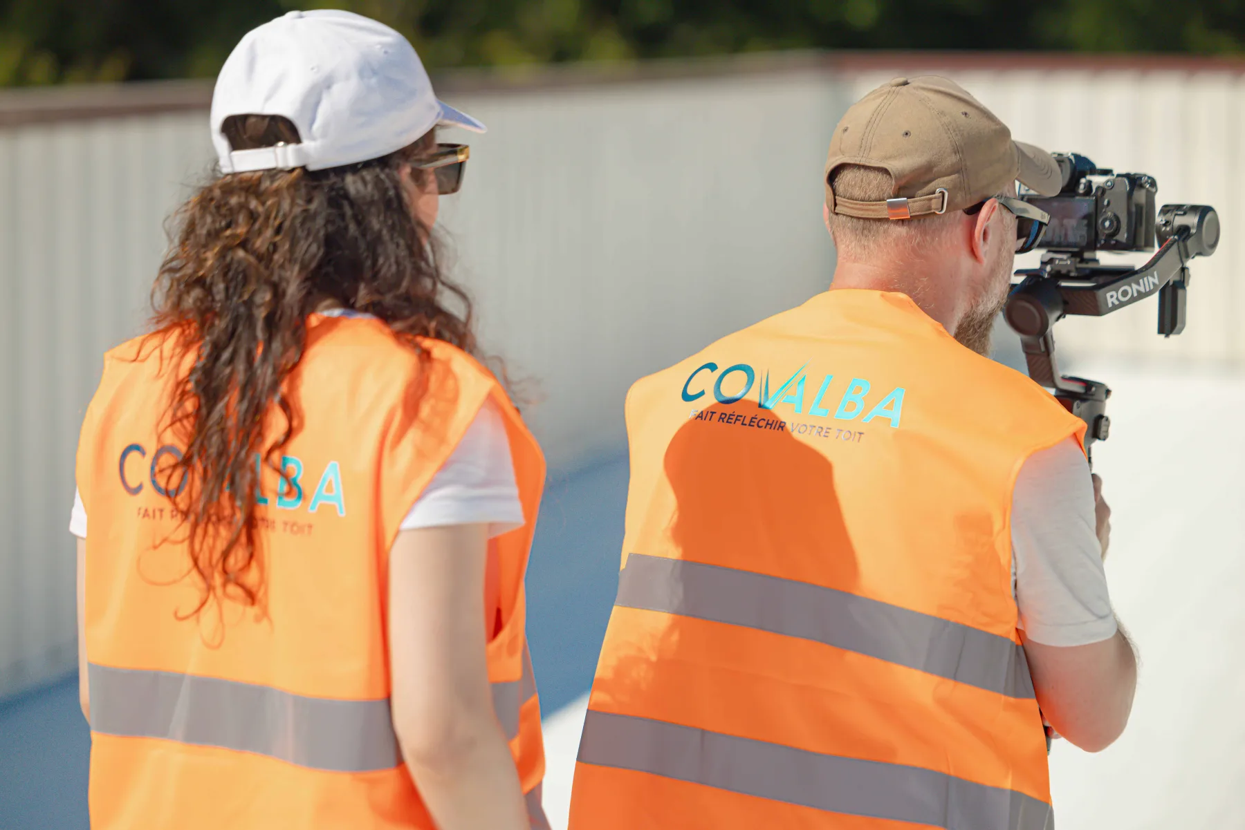 Covalba team advising on site during work