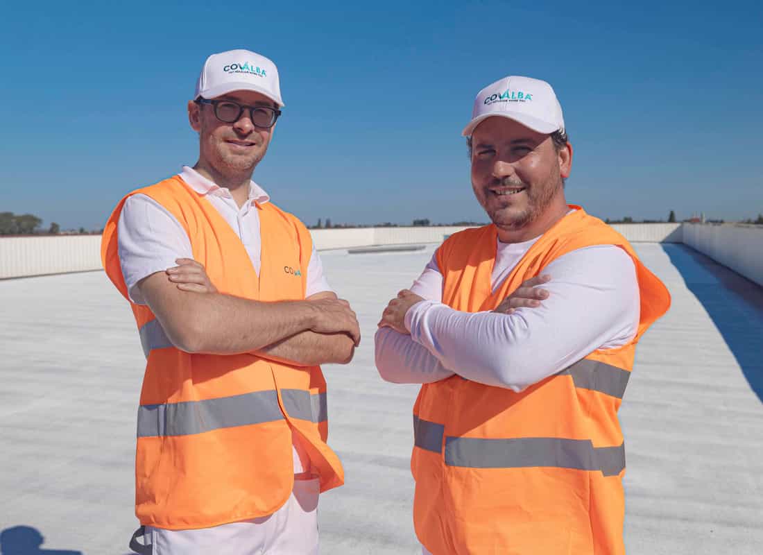 Portrait of Maxime and Bertrand, Covalba founders