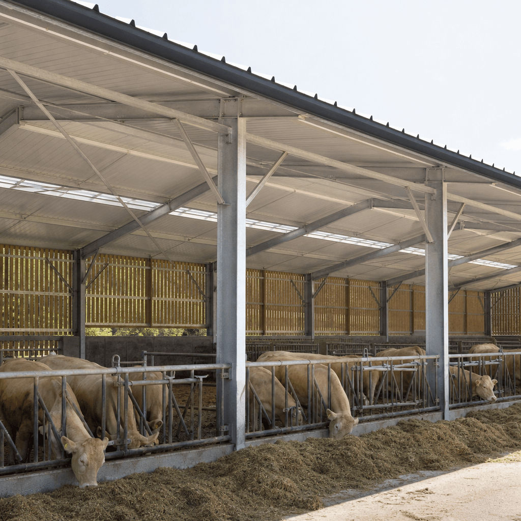 Cattle housing buildings