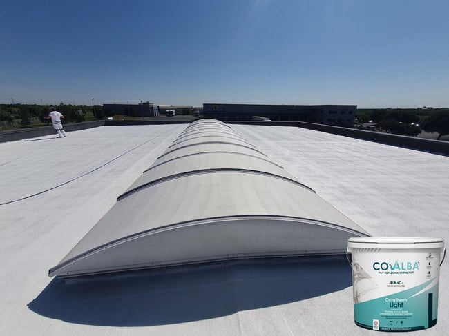 Cool roof sur lanterneau