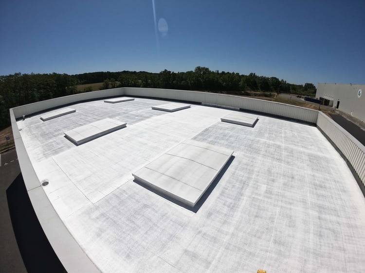Bâtiment peinture Cool Roof